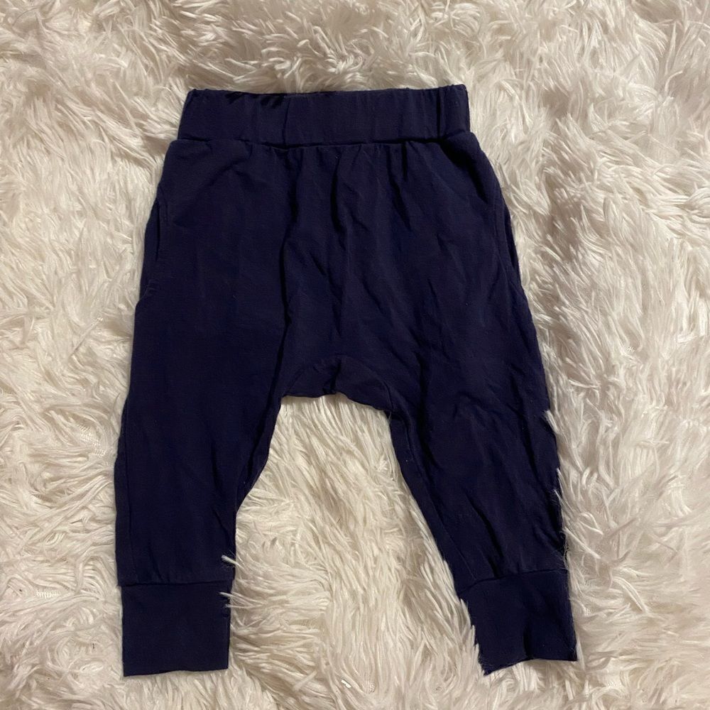 Sweet Bamboo 3-6M Dark Blue Baby Pants